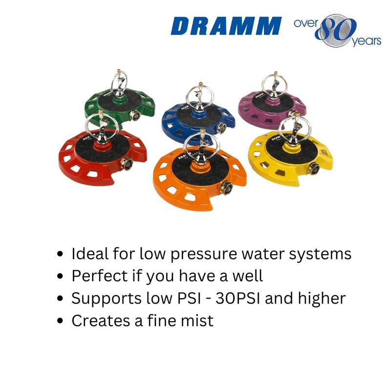 Dramm 15075 ColorStorm Spinning Sprinkler, Blue - Image 2